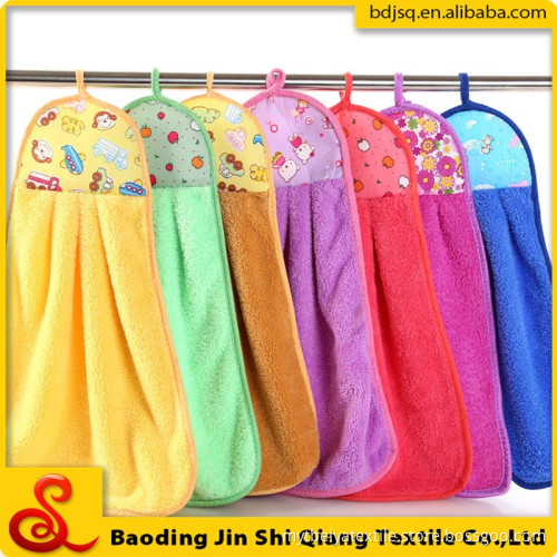 Wholesale High Quality Microfiber Hanging Hand Towel Kitchen Towel